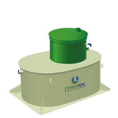 Септик накопительный Родлекс S5000 с горловиной и крышкой